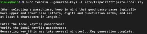Generate Keys für Tripwire 1.png